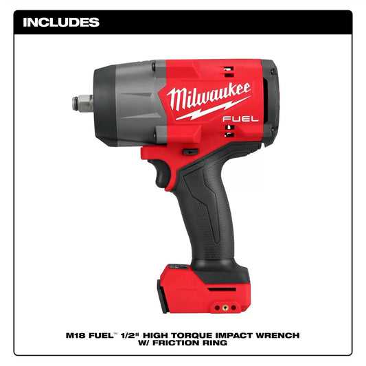 M18 FUEL™ 1/2" High Torque Impact Wrench w/ Friction Ring Milwaukee Tools